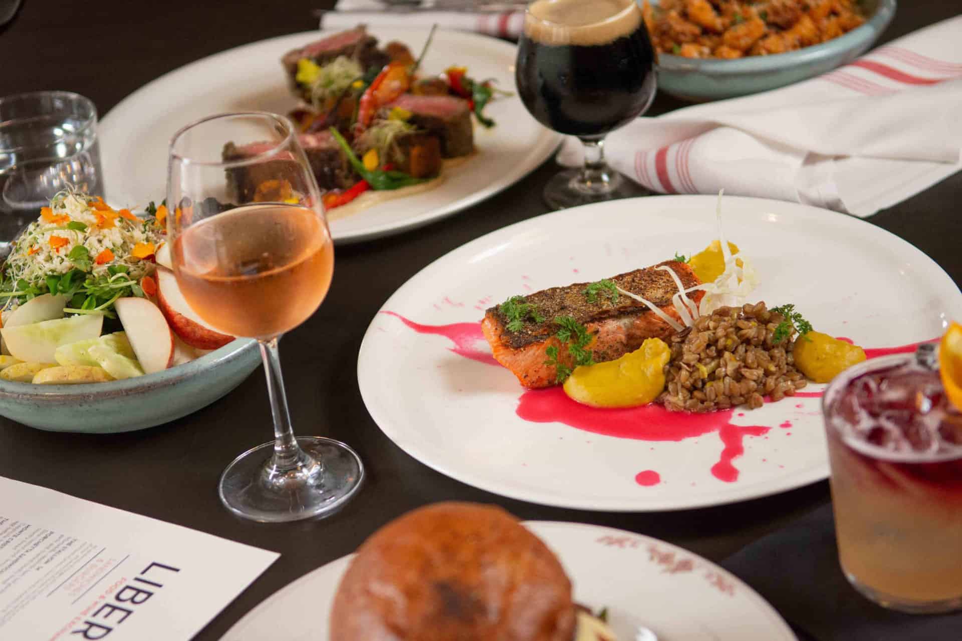 Delicious Plates of Food at Liberty Food & Wine Exchange in Reno